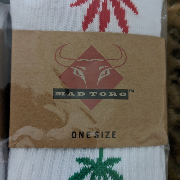 6 Pair Hemp Leaf Socks Mary Jane - Picture 5 of 6